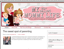 Tablet Screenshot of mysocalledmommylife.com